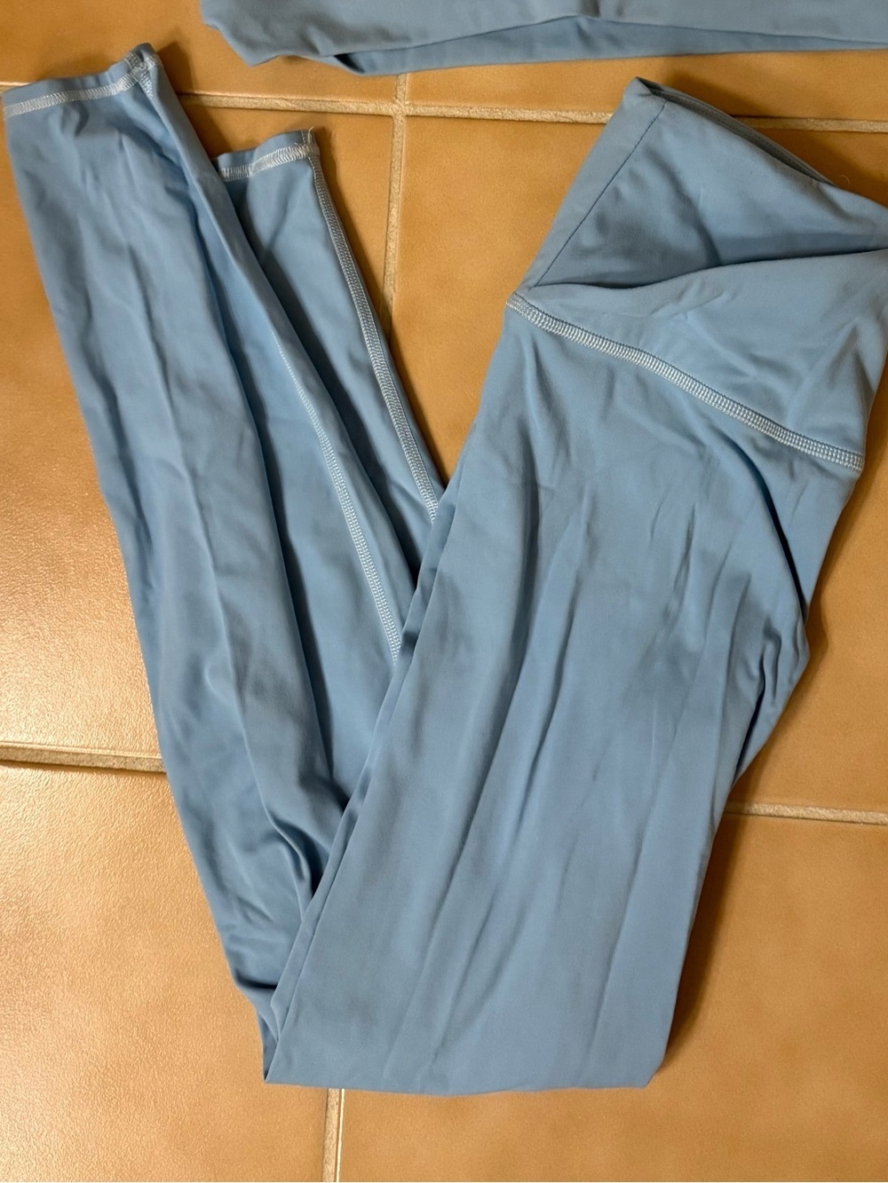 Sincerely Jules Sky Blue High-Rise Leggings - Picture 3 of 3